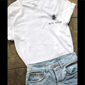 Wholesome Culture White Bee Kind Tee